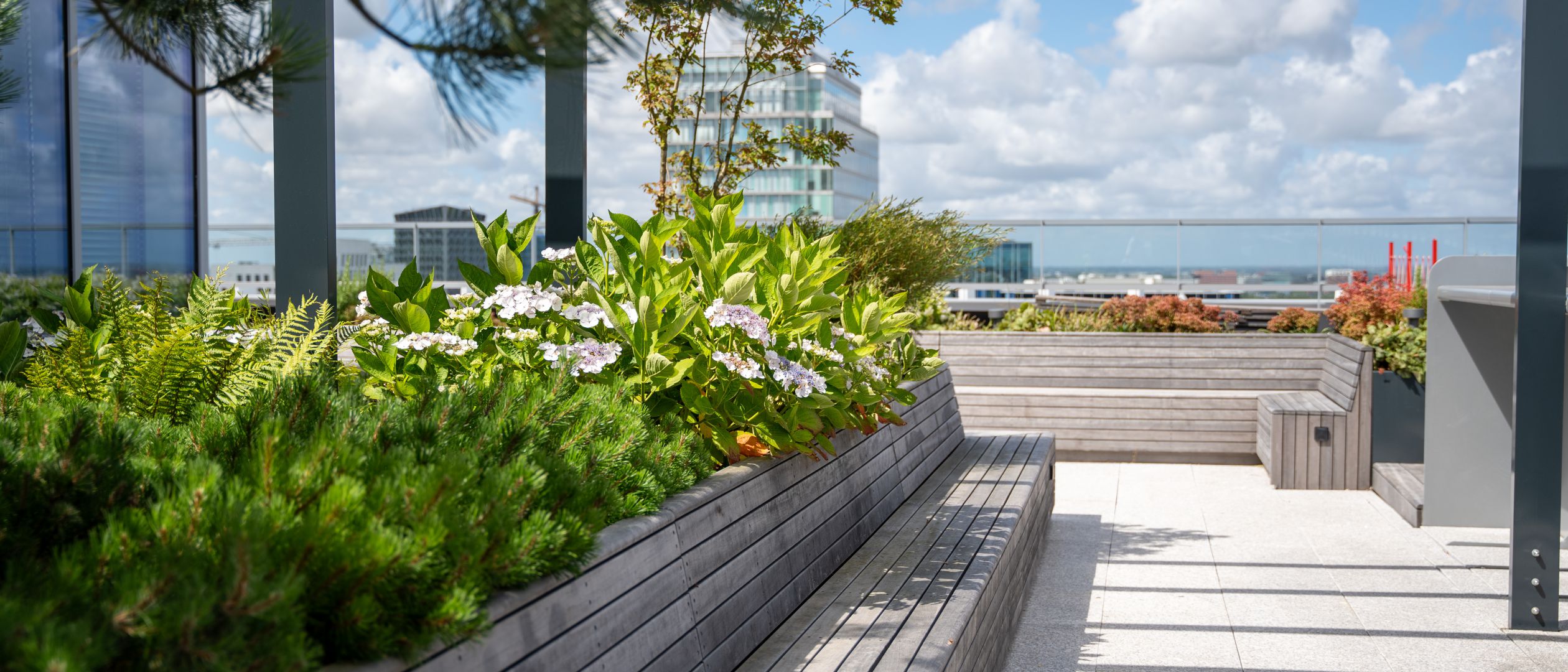 Rooftop gardens WTC Tower Ten