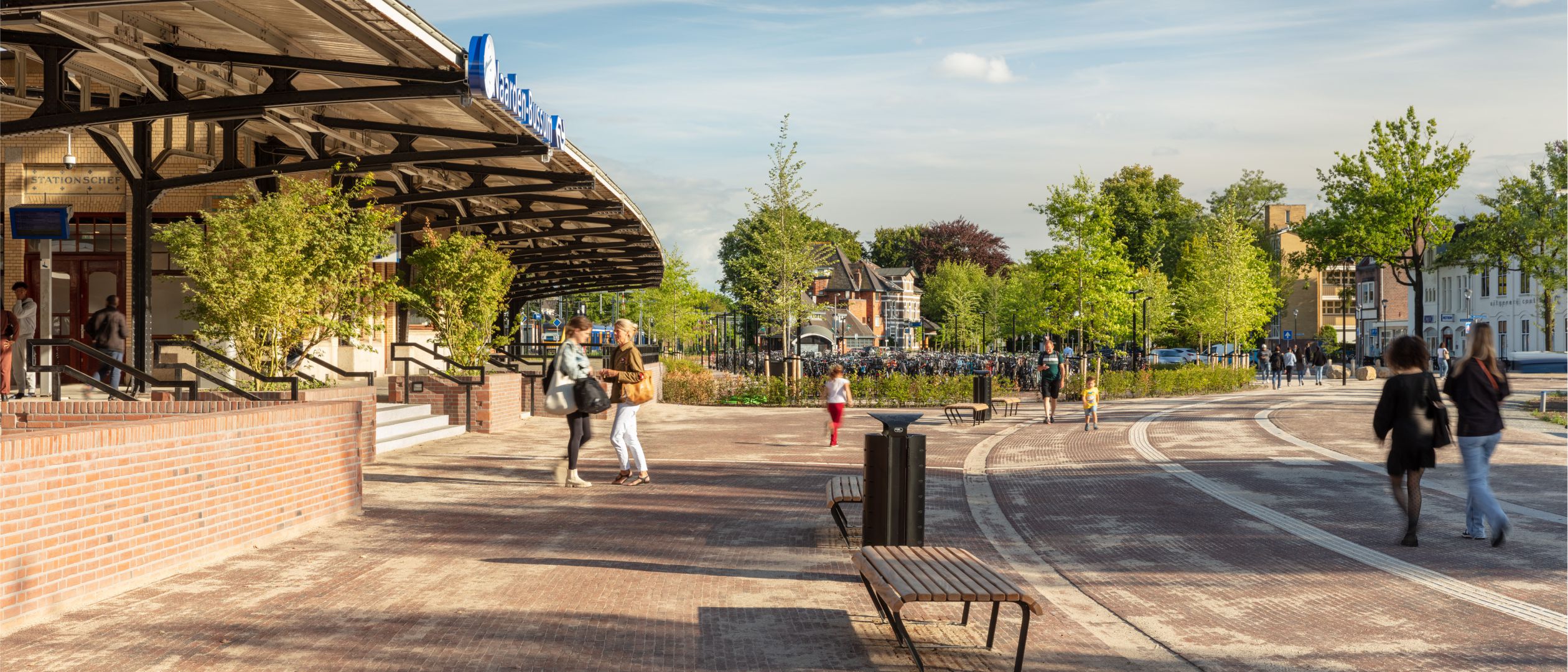 Stationsplein Naarden-Bussum