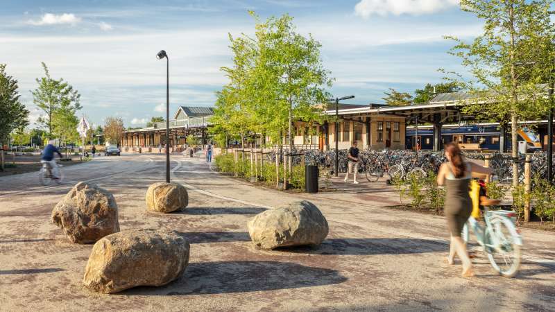 Stationsplein Naarden-Bussum