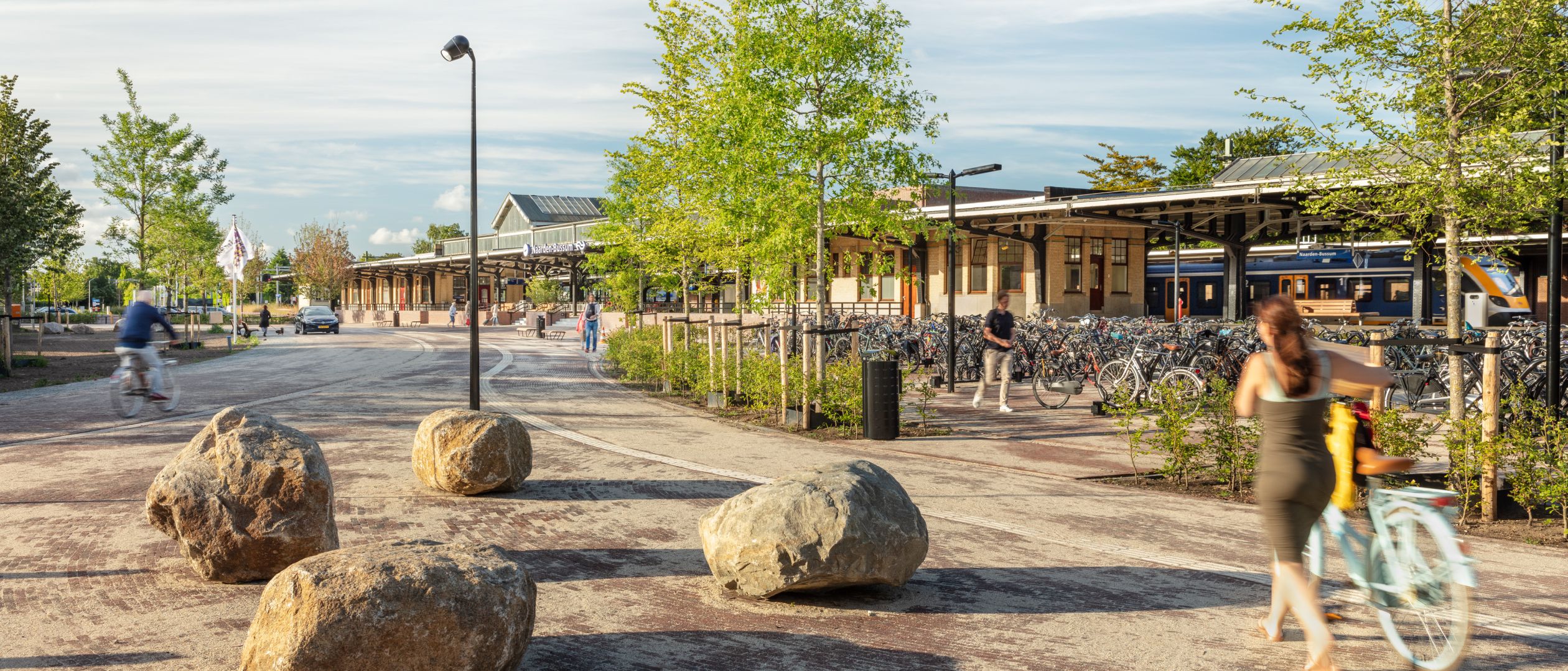 Stationsplein Naarden-Bussum